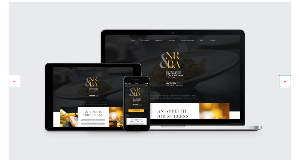 adtrak-agency-nottingham-restaurant-and-bar-awards-web-design